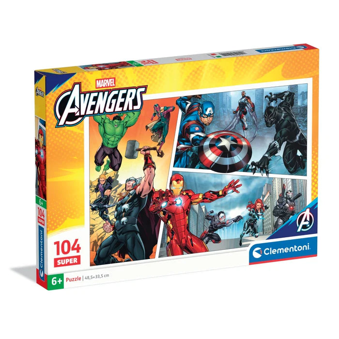 Clementoni Super Color Super 104pcs Puzzle 6+ - Marvel - Avengers