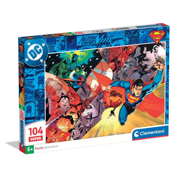Clementoni Super Color Super 104pcs Puzzle 6+ - DC - Superman