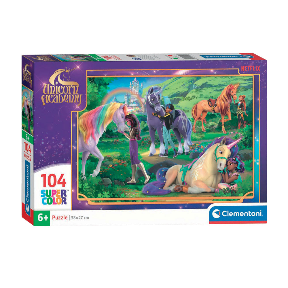 Clementoni Super Color 104pcs Puzzle 6+ - Netflix Unicorn Academy