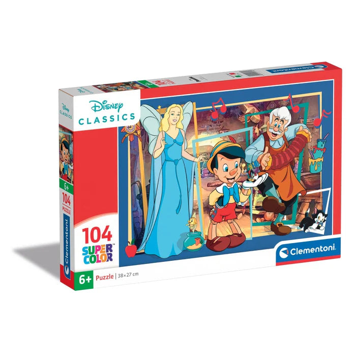 Clementoni Super Color 104pcs Puzzle 6+ - Disney Classics Pinocchio