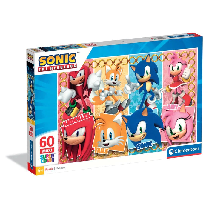 Clementoni Super Color Maxi 60pcs Puzzle 4+ - Sonic