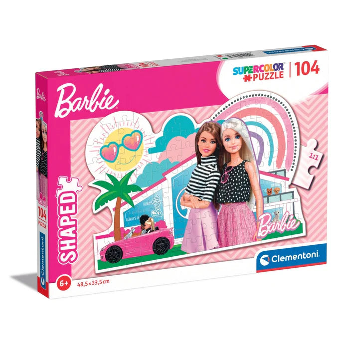 Clementoni Puzzle Shaped 104pcs - Barbie +6y (2)