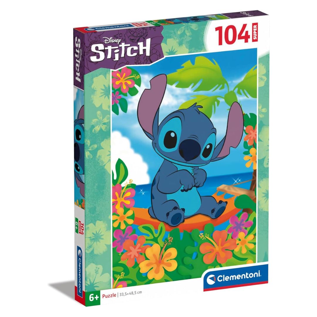 Clementoni Puzzle Super 104pcs - Disney Stitch +6y