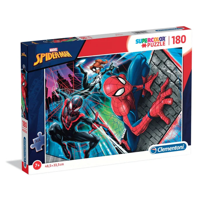 Clementoni Super Color Marvel 180pcs Puzzle 7+ - Spider-Man