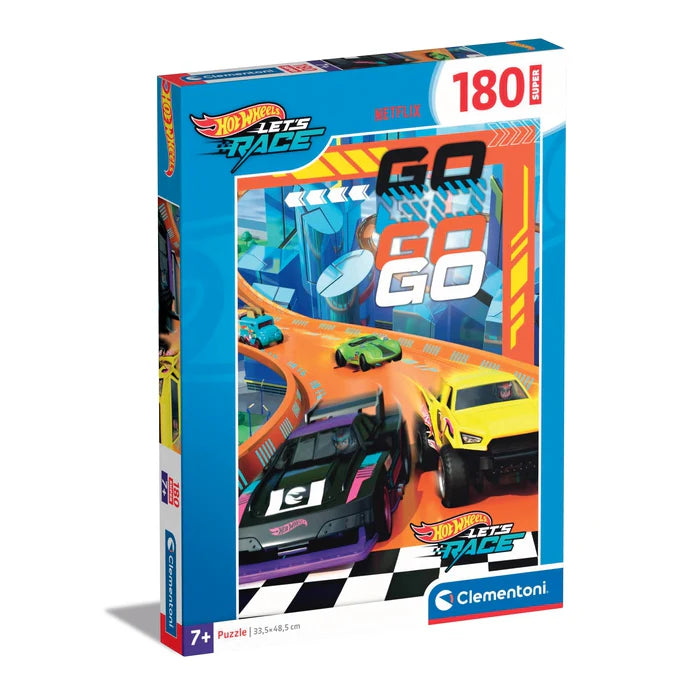 Clementoni Super Color Netflix Super 180pcs Puzzle 7+ - Hot Wheels