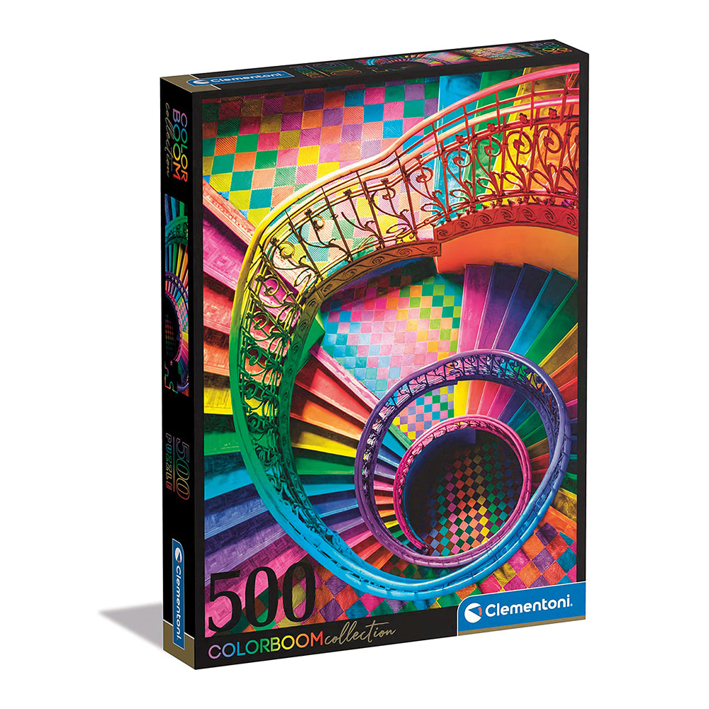 Clementoni Colour Boom Stairs Puzzle (500pc) - 36x49cm