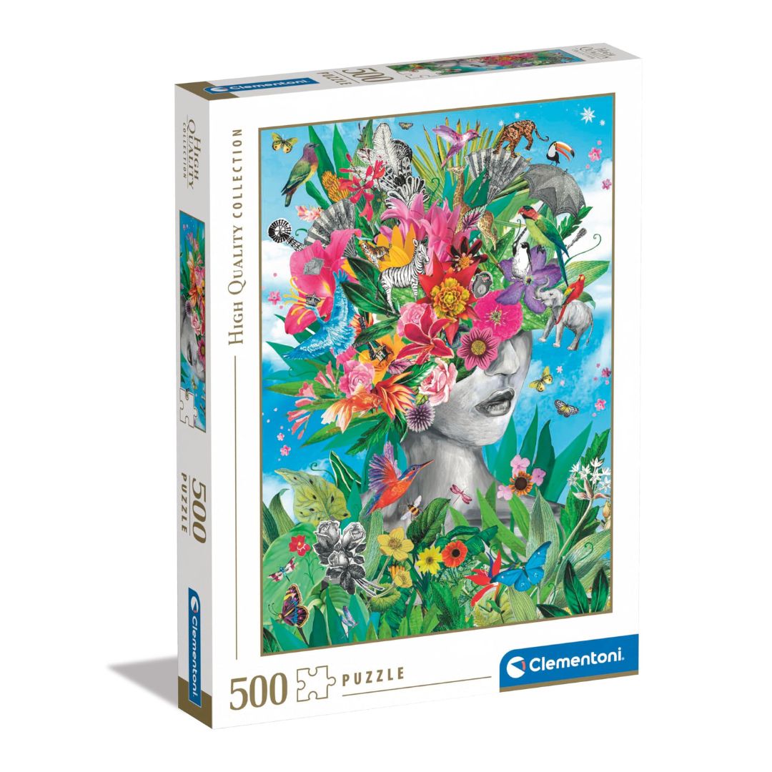 Clementoni Puzzle 500pcs - Head In The Jungle