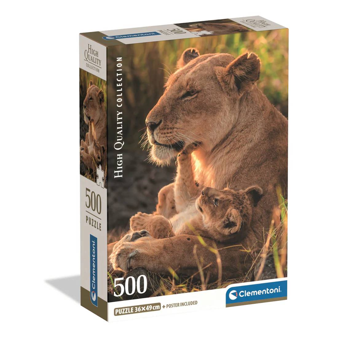 Clementoni High Quality Collection 500pcs Puzzle - Feline Love
