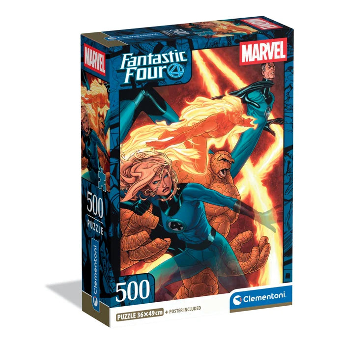 Clementoni High Quality Collection 500pcs Puzzle - Marvel Fantastic Four
