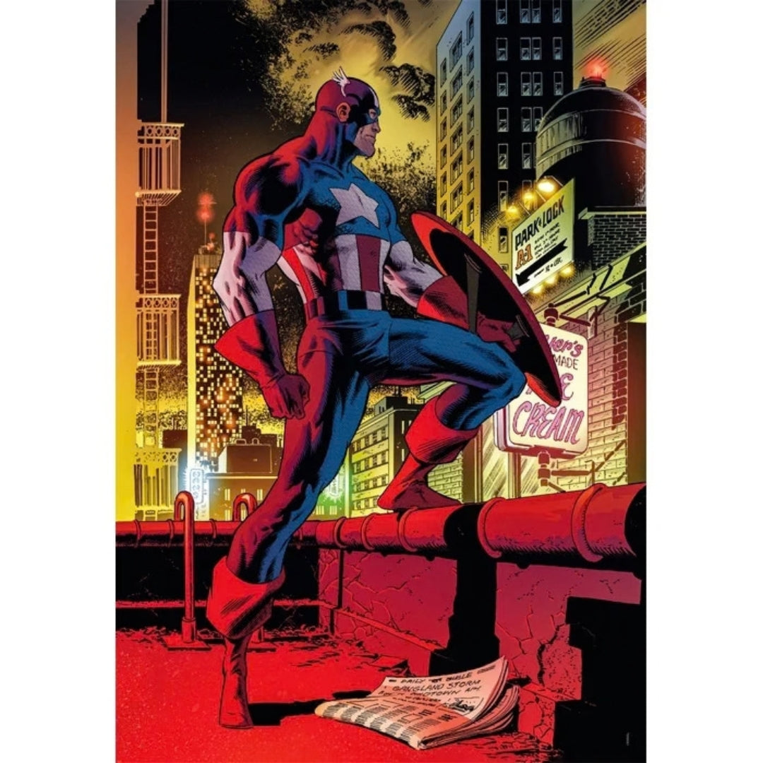 Clementoni High Quality Collection 1000pcs Puzzle - Marvel - Captain America