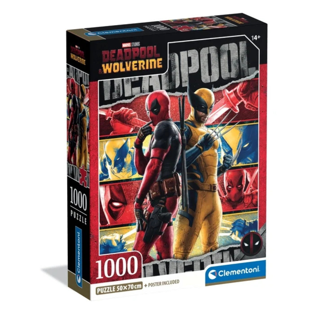 Clementoni High Quality Collection 1000pcs Puzzle - Marvel - Deadpool & Wolverine