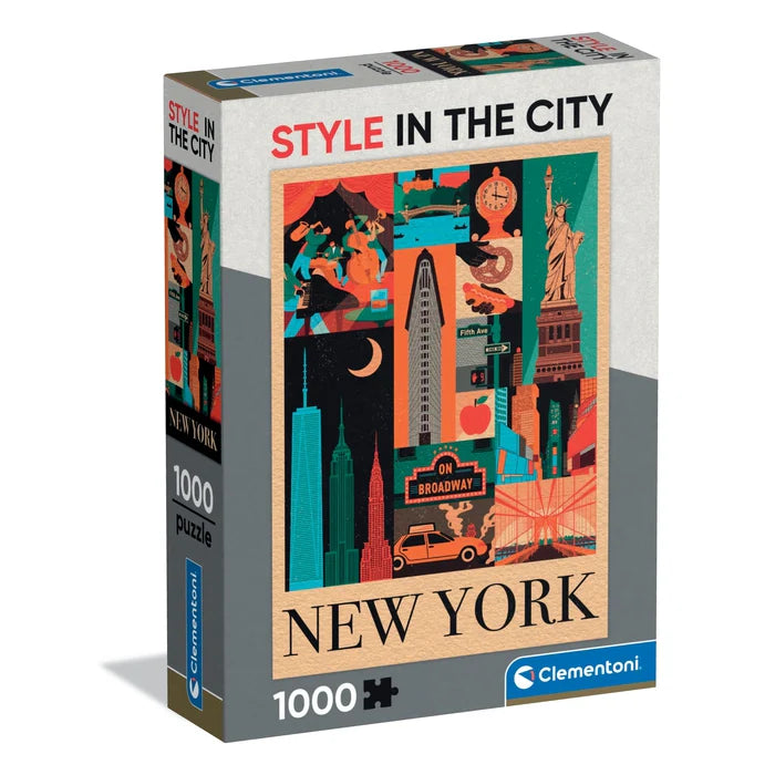 Clementoni High Quality Collection 1000pcs Puzzle - Style In The City - New York