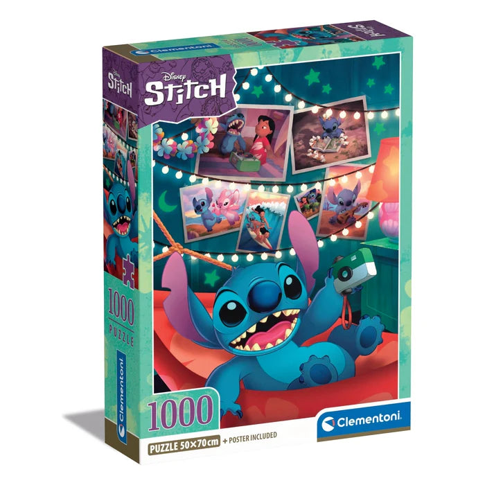 Clementoni High Quality Collection 1000pcs Puzzle - Disney Stitch
