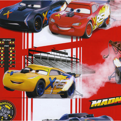 Gift Wrapping Paper 50 x 70cm Cars