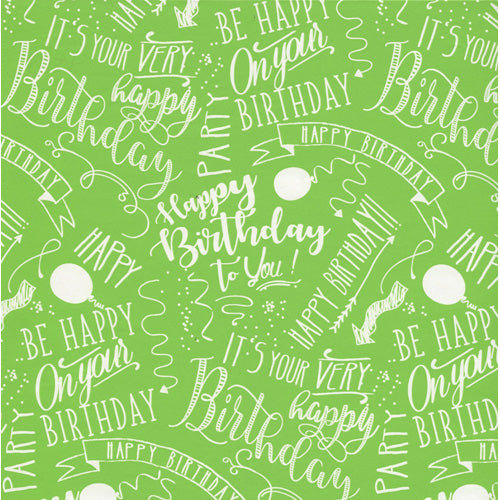 Gift Wrapping Paper 50 x 70cm Happy Birthday