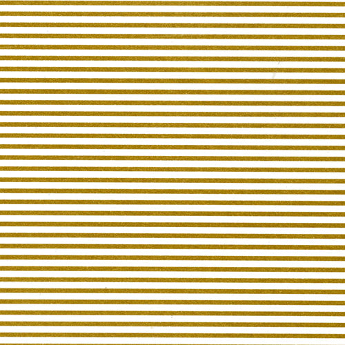 Gift Wrapping Paper 50 x 70cm Gold Strips