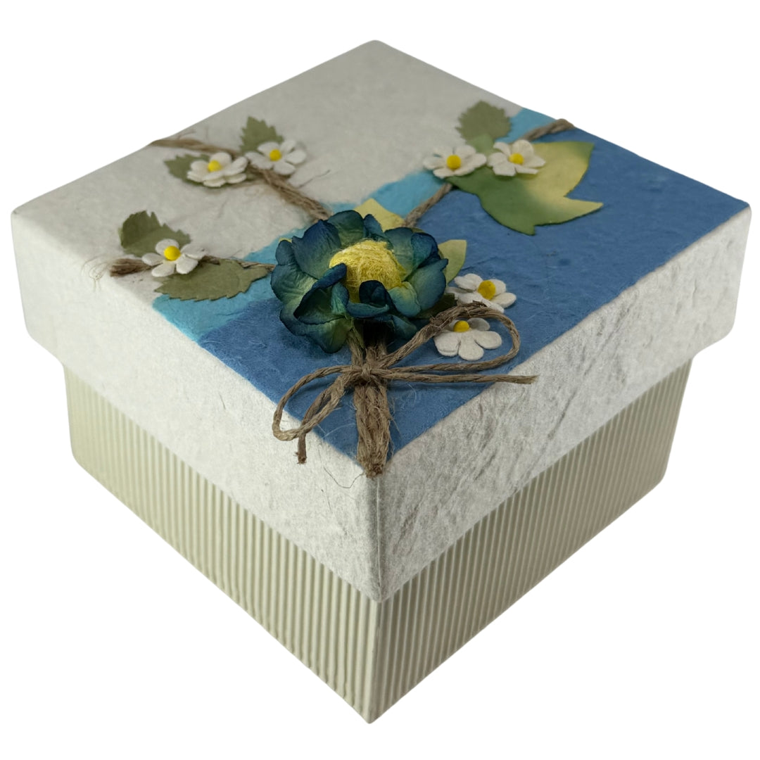 ECO Gift Box - 6 x 10 x 10cm - Azzurri