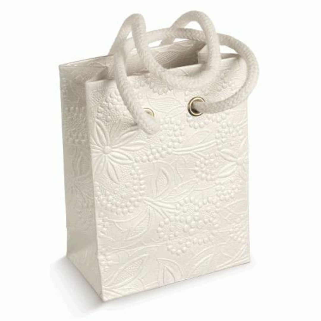 Cupido Gift Bag Small 12 x 9cm - Pearl Floral