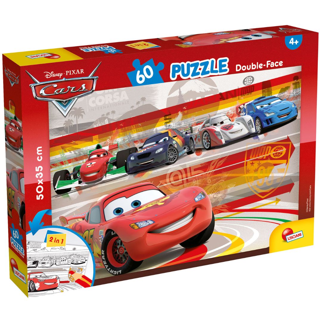 Lisciani Disney/Pixar Cars Double-Face Puzzle Of 60pcs +4y