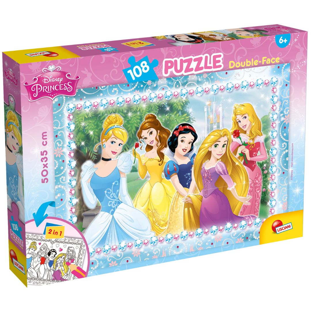 Lisciani Disney Princess Double-Face Puzzle Of 108pcs +6y