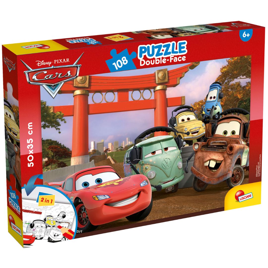 Lisciani Disney/Pixar Cars Double-Face Puzzle Of 108pcs +6y