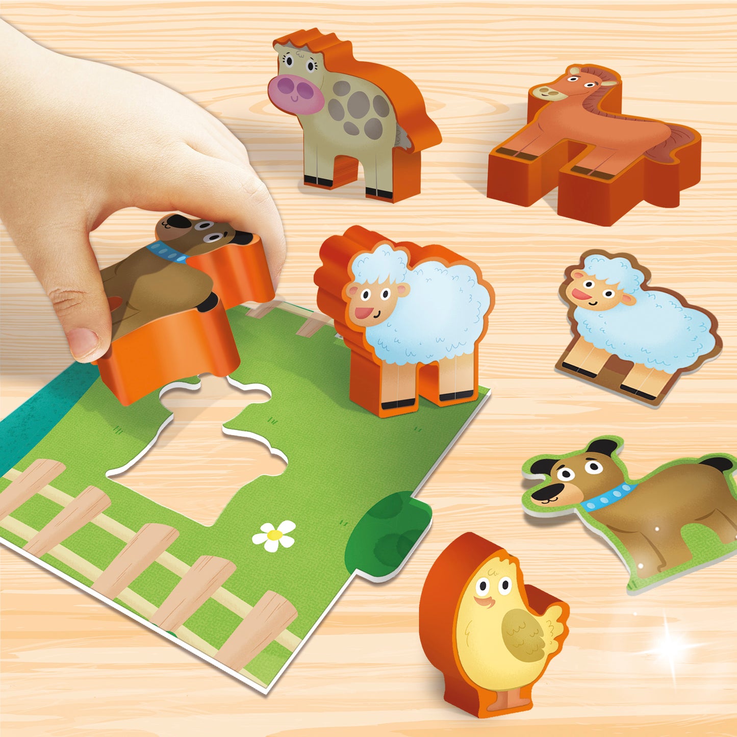 Lisciani Carotina Baby Farm Puzzle +1-4y