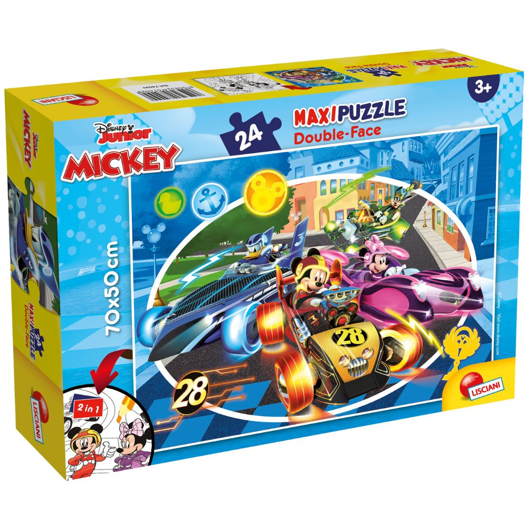 Lisciani Disney Mickey Double-Face Puzzle Of 24pcs +3y