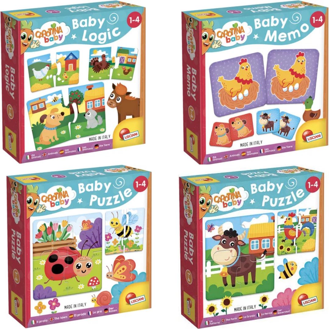 Lisciani Carotina Baby Puzzle x 1pc Assortment Games