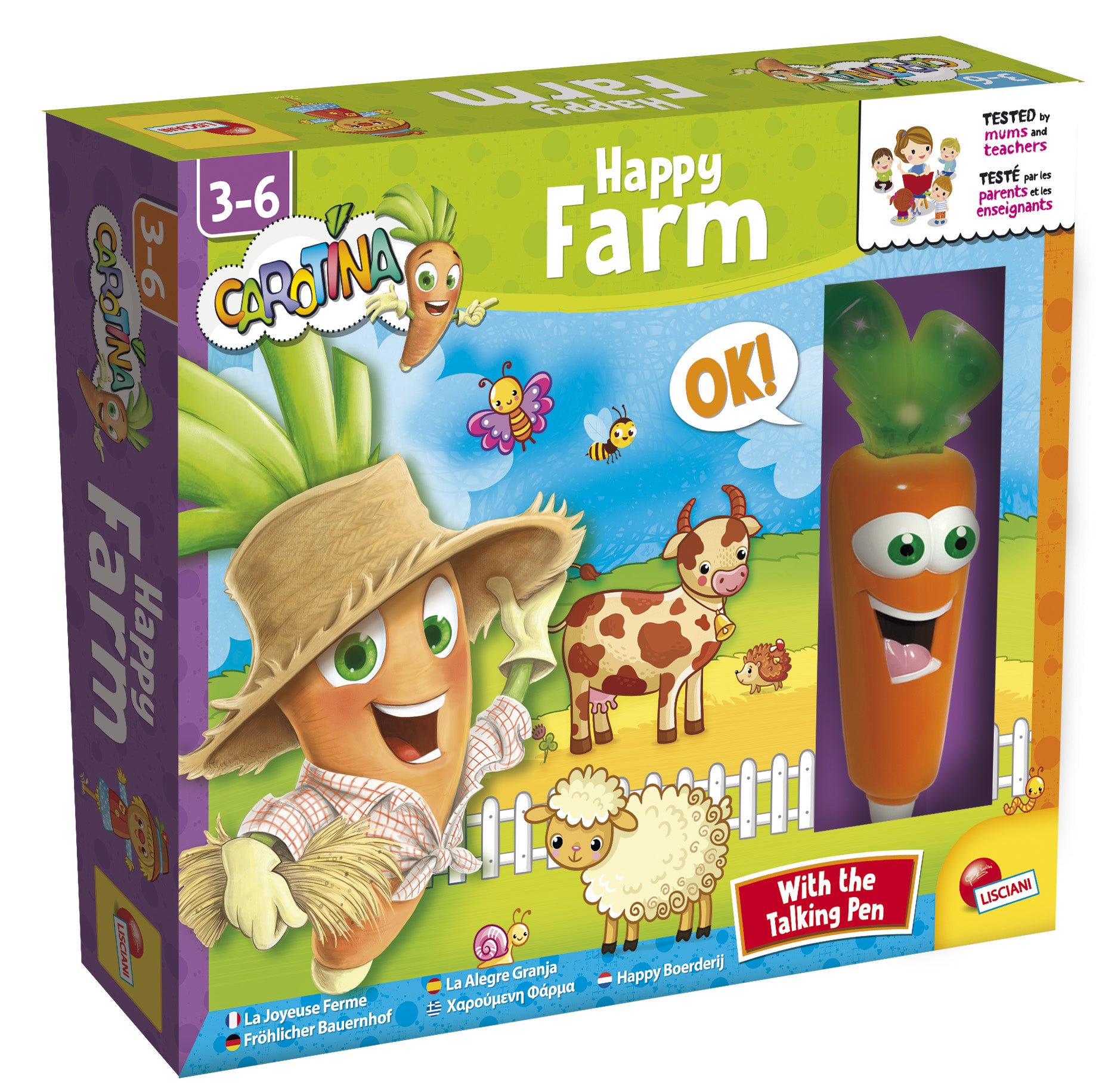 Lisciani Carotina Happy Farm Interactive Puzzle +3-6y