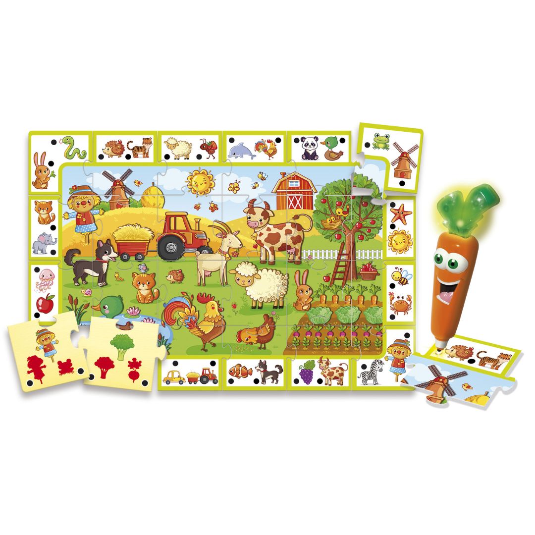 Lisciani Carotina Happy Farm Interactive Puzzle +3-6y