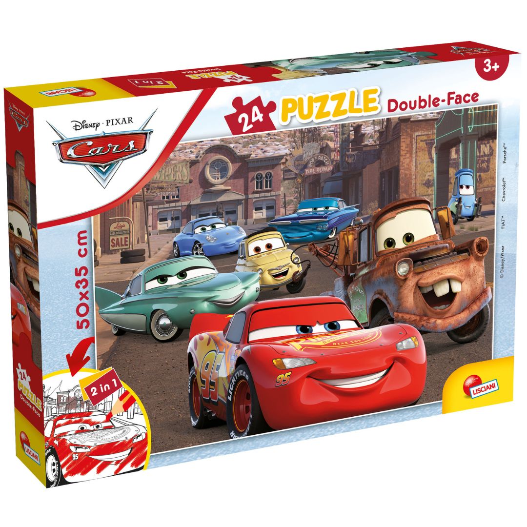 Lisciani Disney/Pixar Cars Double-Face Puzzle Of 24pcs +3y