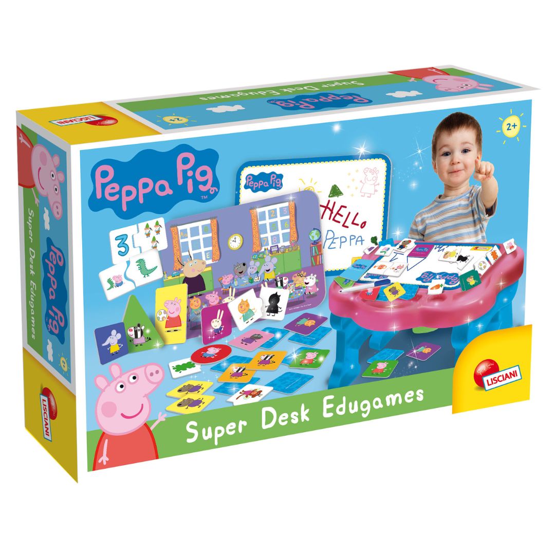 Lisciani Peppa Pig Super Desk Edugames +2y