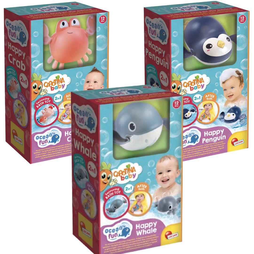 Lisciani Carotina Baby Ocean Fun x 1pc Assortment Bath Toys