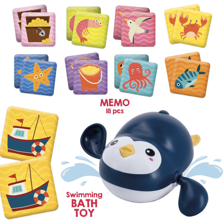 Lisciani Carotina Baby Ocean Fun x 1pc Assortment Bath Toys