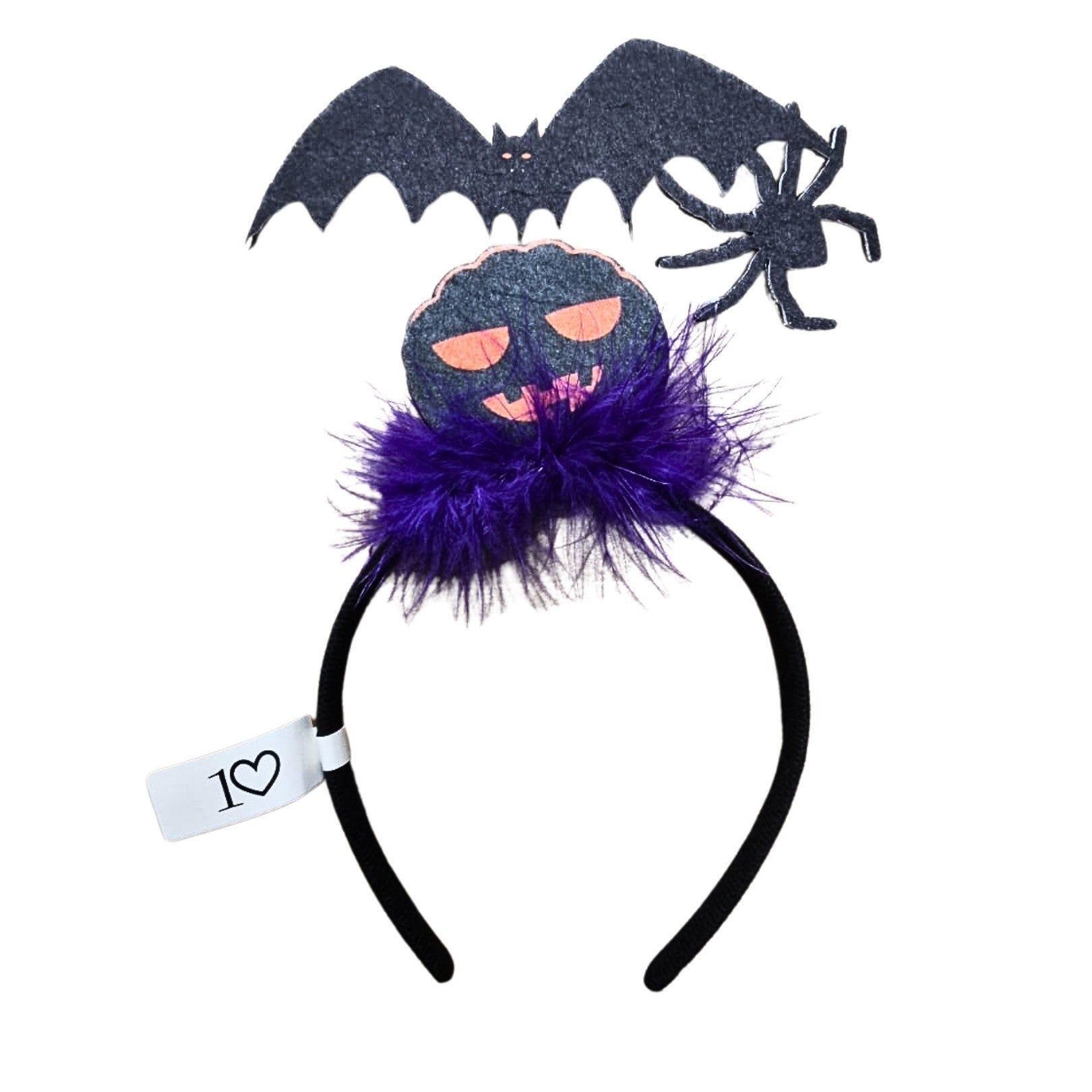 Halloween Head Band - Bat & Pumpkin