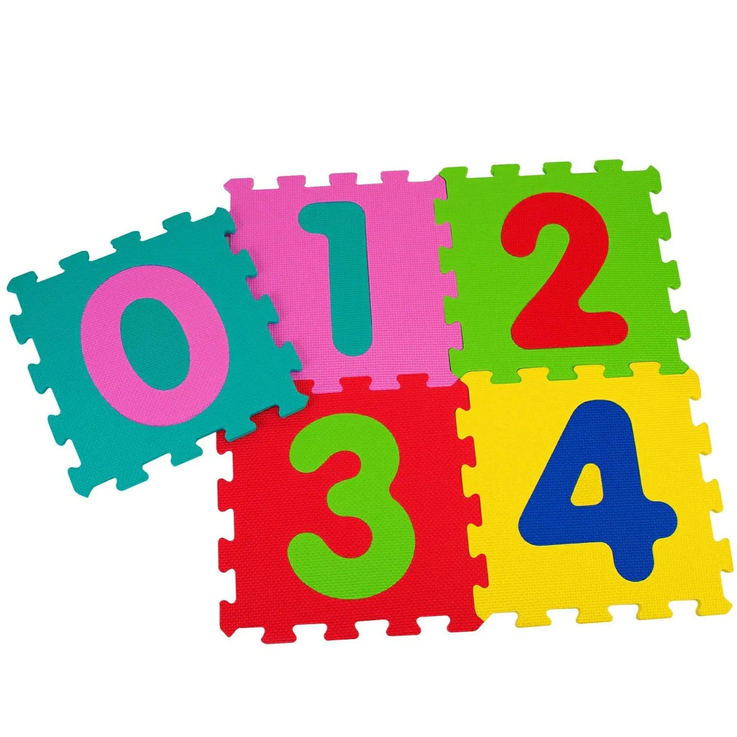 Giant Numbers Puzzle Tiles 32 x 32cm A Pack Of 5pcs