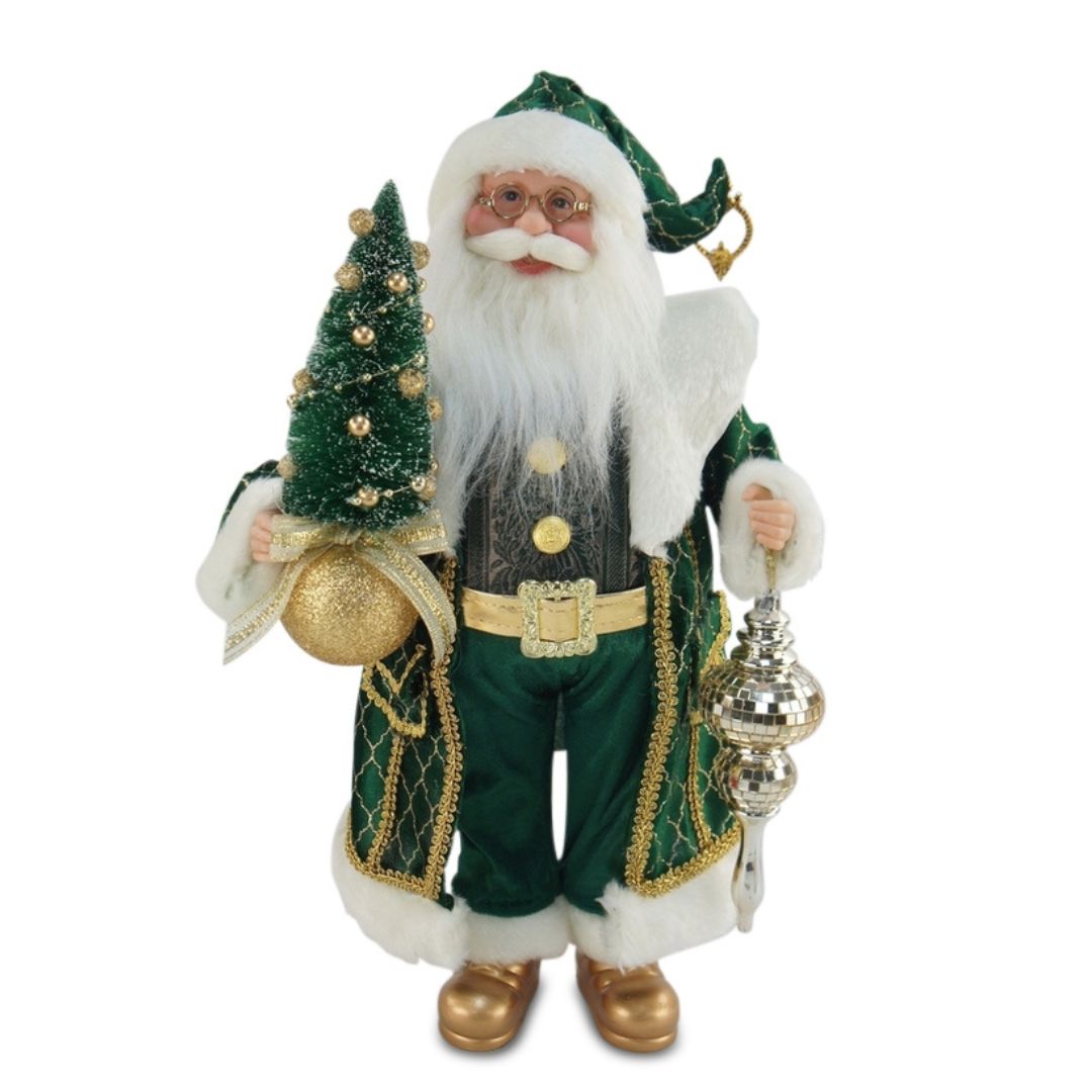 Christmas Green Santa Claus