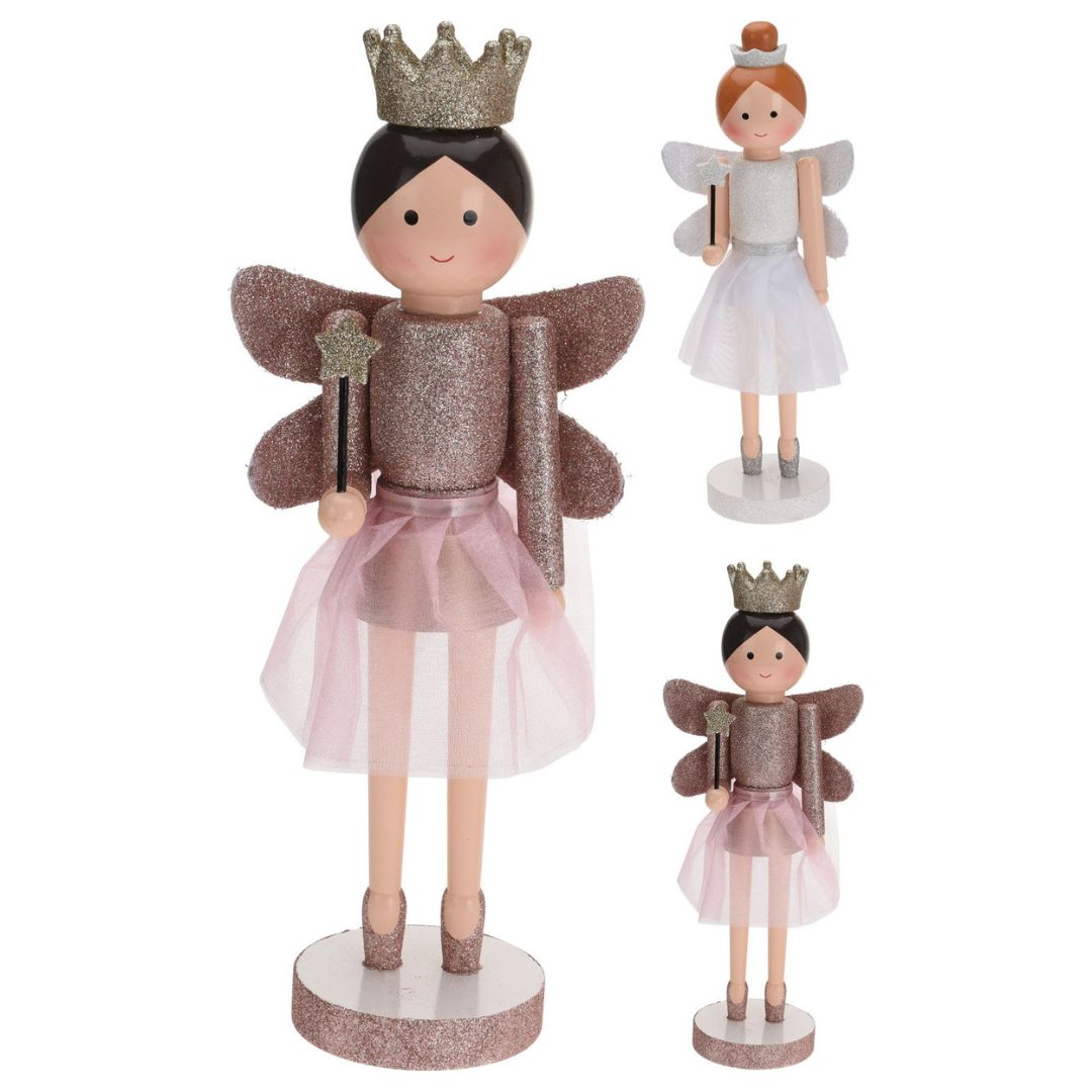 Christmas Wooden Fairy x 1pc Assortment