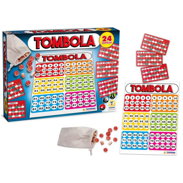 Tombola 24 Cards With Windows Board Game