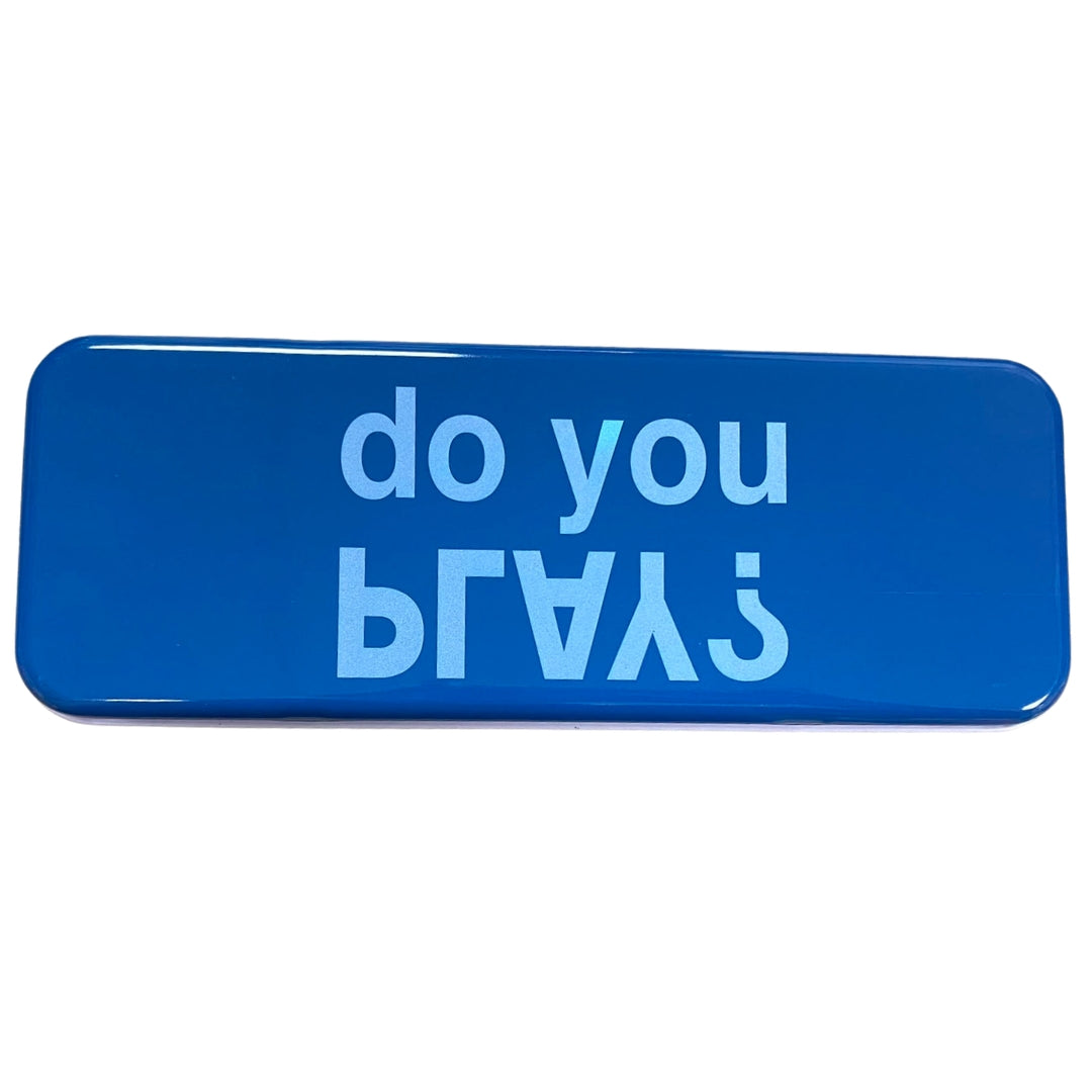 Metal Tin Pencil Case 7 x 20cm - Do You Play?