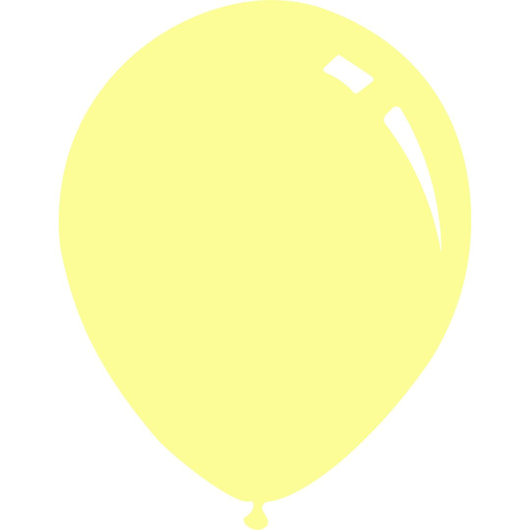 Cattex 10" Balloons x100 - Bright Yellow