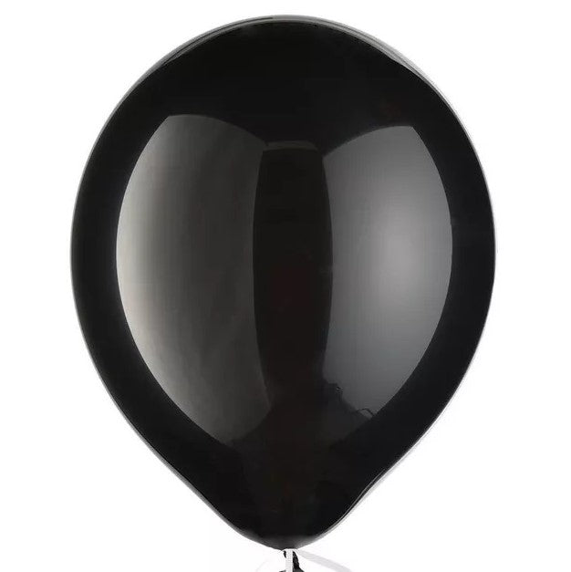 Air-Fill 10" Balloons A Pack Of 100pcs - Black