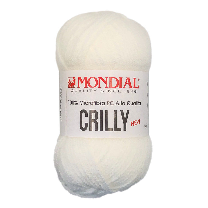 Mondial Crilly 100% Acrylic Wool - 426 / White