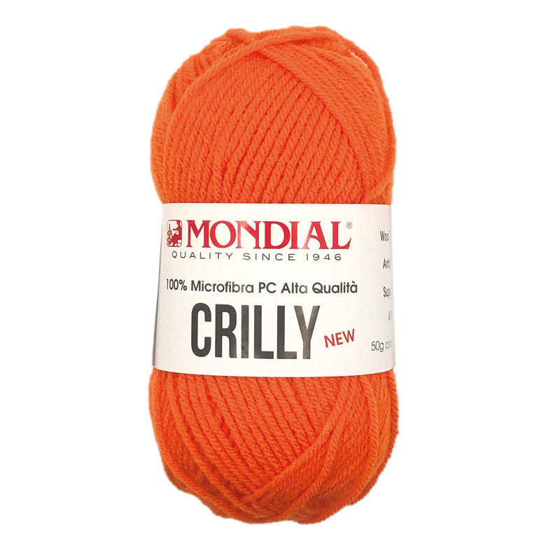 Mondial Crilly 100% Acrylic Wool - 694 / Orange