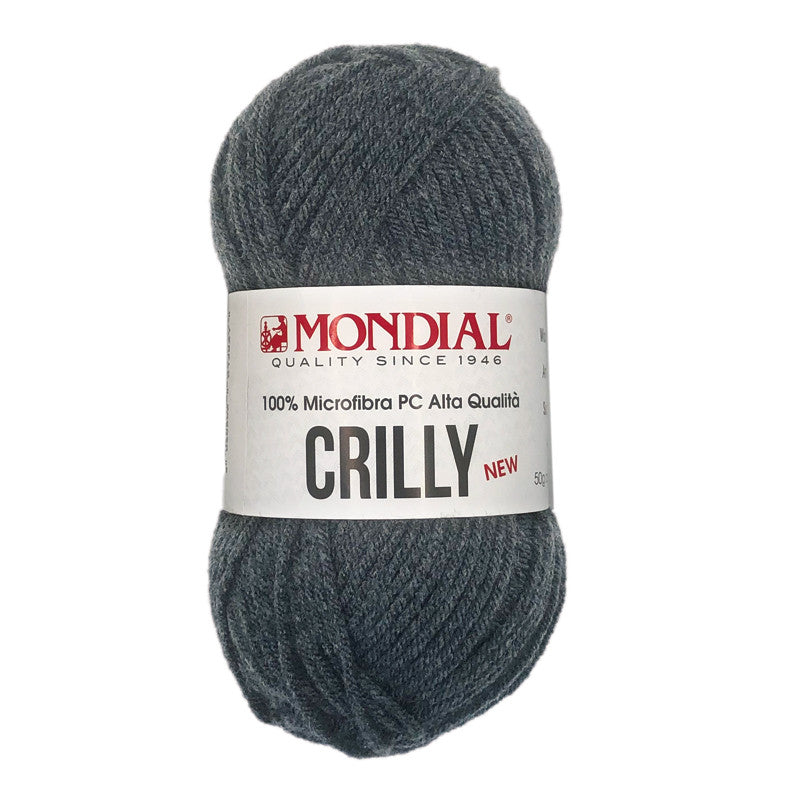 Mondial Crilly 100% Acrylic Wool - 704 / Smokey Grey