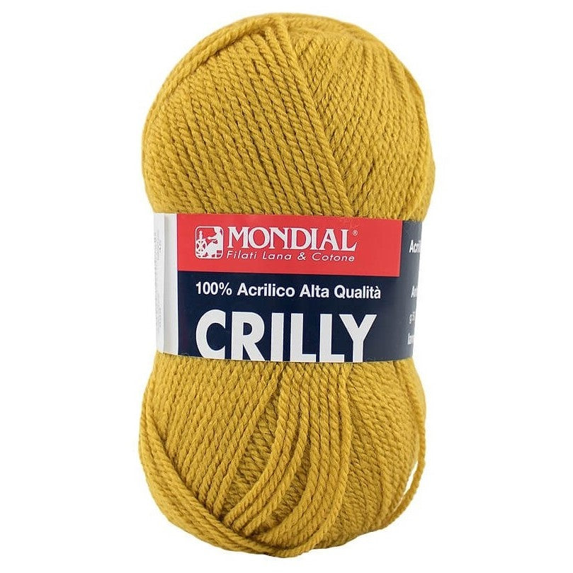 Mondial 100% Acrylic Wool - 889 - Yellow