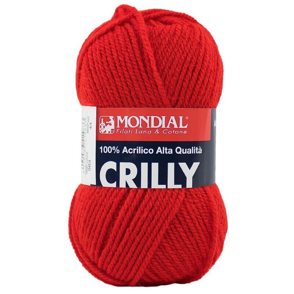 Mondial Crilly 100% Acrylic Wool - Red