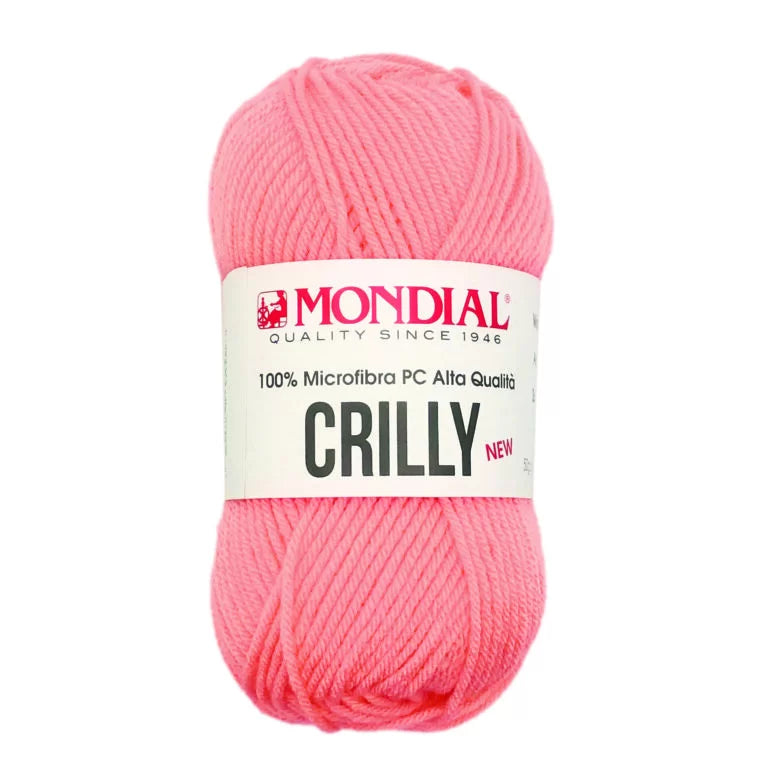 Mondial Crilly 100% Acrylic Wool - Pastel Pink