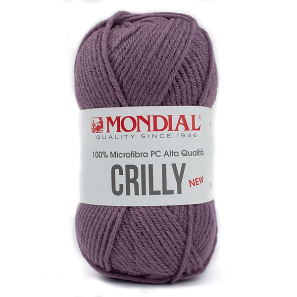 Mondial Crilly 100% Acrylic Wool - Aubergine