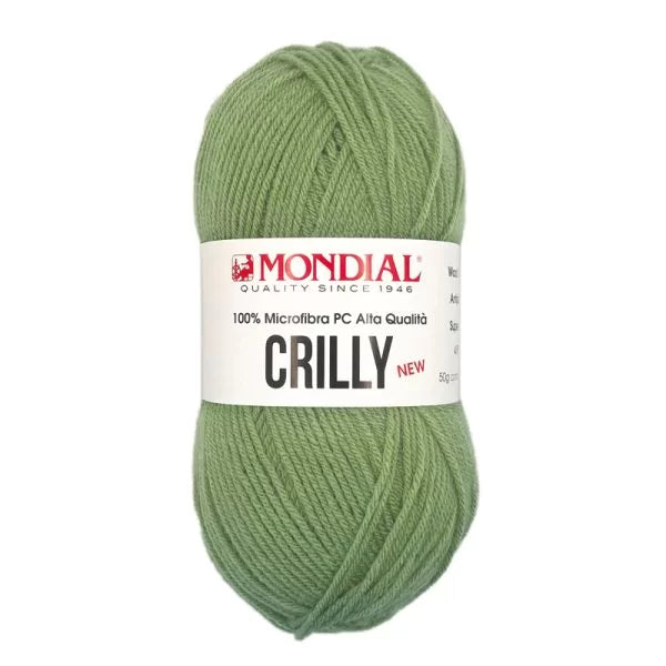 Mondial Crilly 100% Acrylic Wool - Pastel Green